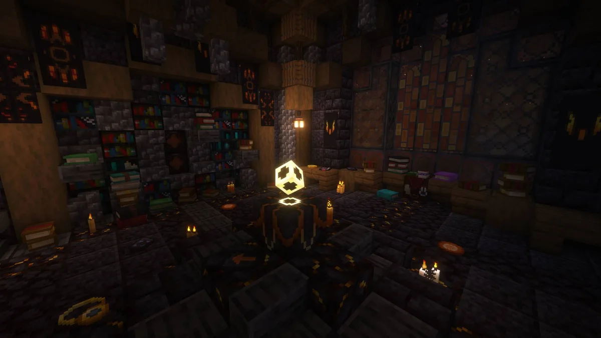 Apotheosis augmenting table and surrounding decor